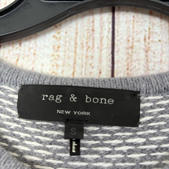 Rag & bone  Womens Wool/ Angora Fair Isle Sweaters size small - Picture 4 of 13